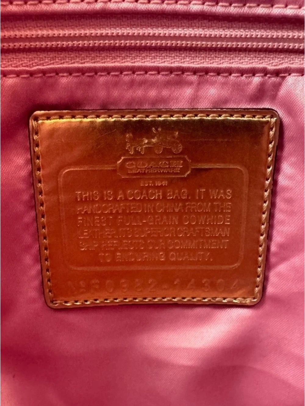 Coach Y2K Madison Hailey Brown Leather Hobo Bag 14304